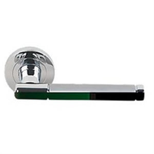 Carlisle Brass Topo Lever on Rose Door Handle Polished amp Satin Chrome