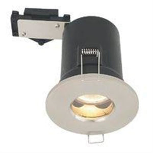 LAP Fixed Round Low Voltage Fire Rated Downlight Polished Chrome Effect 12V