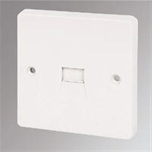 Moulded 1gang secondary telephone socket.