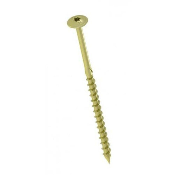 HECO TOPIX wood screws countersunk head T - Drive yellow galvanized TG 8x180