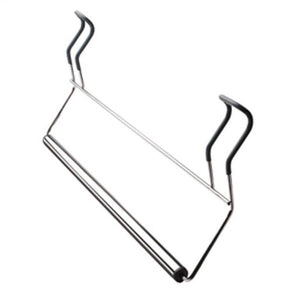 Croydex Hook-Over Single Towel Rail Chrome 182 x 400mm