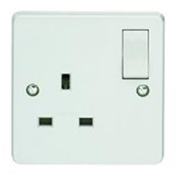 Crabtree Anti-Microbial 13A 1-Gang DP Socket X 2