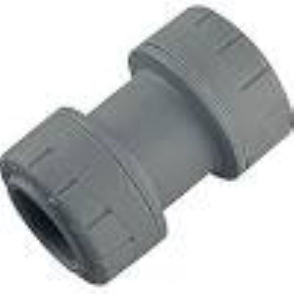 POLYPLUMB POLYPIPE STRAIGHT COUPLER COUPLING PUSH FIT 22mm CONNECTOR