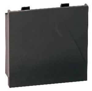 Philex 70407BK Full Blank for Modular Faceplate - Black (Pack of 10)