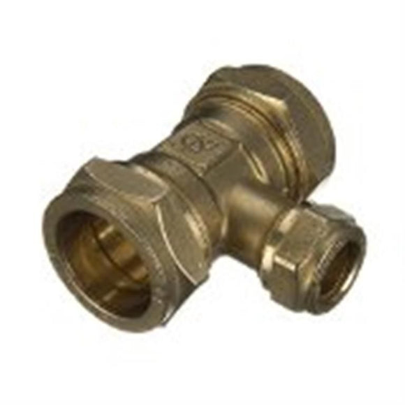 Conex Compression Reducing Tee 22 x 15 x 15mm