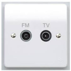 MK K3552WHI 1-Gang TV/FM Diplexer