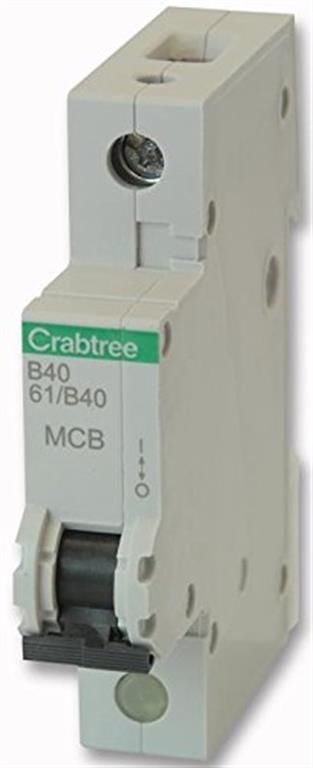 Crabtree Starbreaker 40A Sp Type B Mcb