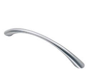 Slim Arch Handle Satin Nickel 128mm