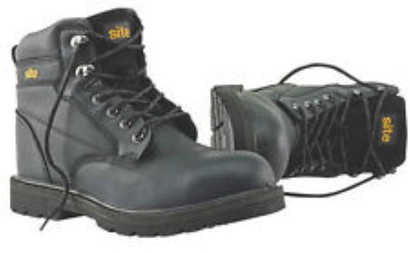 Site Rock Safety Boots Black Size 12