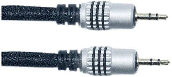 Ross HPSMJ3-RS High 3 m Performance 3.5 - 3.5 mm Stereo Jack Lead Multi-Screened