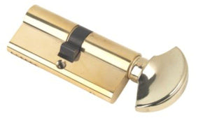 Securefast 6- Pin Thumbturn Euro Cylinder Lock 35- 35 (70mm) Polished Brass