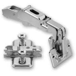 Kitchen Cupboard Cabinet Hinges 165 Degree Clip Top Overlay & Mount