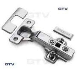 4 x Hinge & Plate For Kitchen Cabinet Cupboards Wardrobes 95 Degree mini