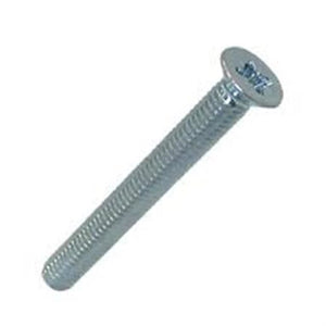 RAWLPLUG BRIGHT ZINC-PLATED Countersunk Machine Screws M6 x 50mm (50 Pack)