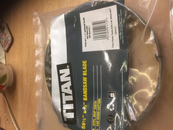 TITAN 591/2 X 1/2 BANDSAW BLADE