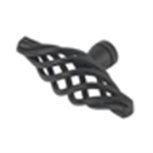 Lattice Cage Cabinet T-Handle Black 32mm Pack of 4