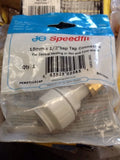 SPEEDFIT 15 X 1/2" STRAIGHT TAP CONNECTOR C/W BRASSNUT (65628)