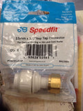 SPEEDFIT 15 X 1/2" STRAIGHT TAP CONNECTOR C/W BRASSNUT (65628)