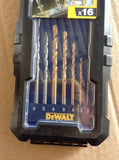 Dewalt Dt71567-Qz Drill And Screwdriver Bit Set 16 Piece, Black