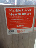 Beldray EH1397BQ Reversible Laminate Fireplace Hearth Insert in Slate and Limest