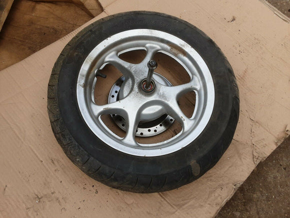 HONDA PES125 PS125 2007 front wheel with front spindle