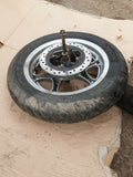 HONDA PES125 PS125 2007 front wheel with front spindle