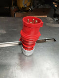 16amp red 415v 3 phase industrial plugs and sockets 4pin (6299)