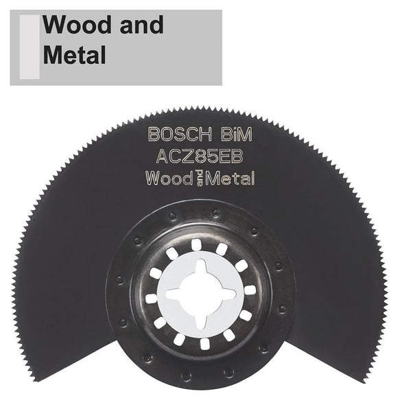 Bosch ACZ85 EB Segment Hex Saw Blade (Dia)85mm Black