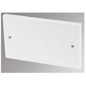 Double Gang (2G) Electrical White Socket Blanking Plate x 6