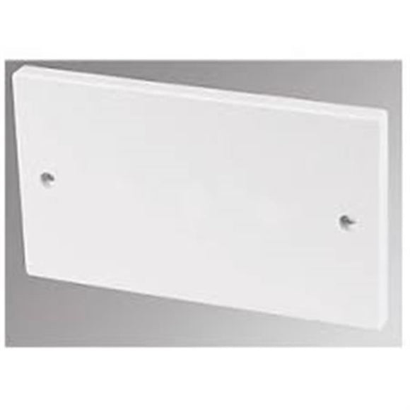 Double Gang (2G) Electrical White Socket Blanking Plate x 6