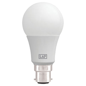 LAP CLASSIC GLS OPAL WARM WHITE LED LIGHT BULB 6w =37w led bc x 3