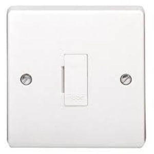 13A Fused Connection Unit White