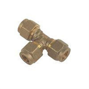 Compression Equal Tee 8mm X 20 narrowboat plumbing