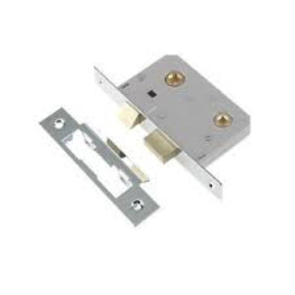 Century Bathroom Mortice Lock Polished chrome 22 x 64mm