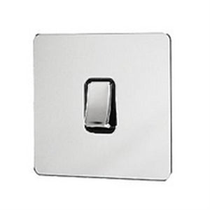 GET Intermediate 10A Switch Black Insert Polished Chrome