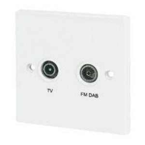 LABGEAR DIMPLEX TV + FM/DAB MOD WHITE