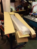 readed clear diffuser for 2 x 58w flu batten (pk 4) 20100