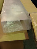 readed clear diffuser for 2 x 58w flu batten (pk 4) 20100