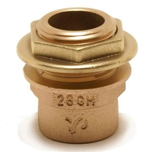 Yorkshire Solder Ring Tank Coupler YP5 22mm x ¾