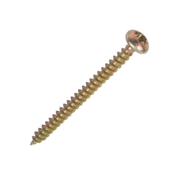 Goldscrew Round Head Screws 5 x 70mm Prodrive Pack of 200