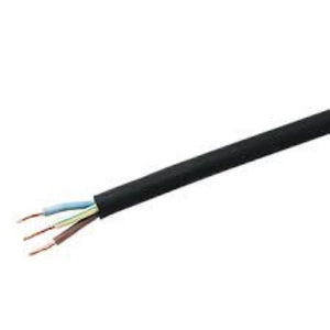 Round Flexible Cable 3183Y 3- Core 0.75mm² x 5m Black