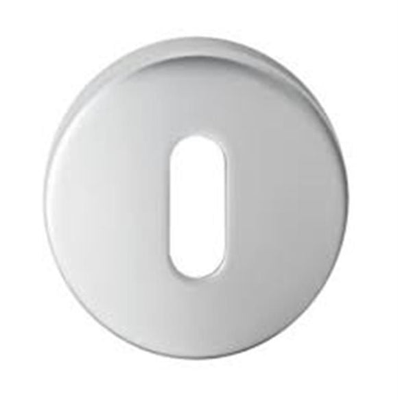 Serozzetta Standard Key Escutcheon Satin Chrome 52mm