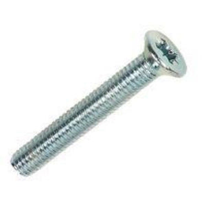 Rawlplug BZP Countersunk Machine Screws M6 x 40mm 25 Pack x2