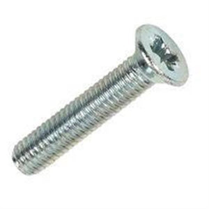 Rawlplug BZP Countersunk Machine Screws M6 x 30mm 25 Pack X 2