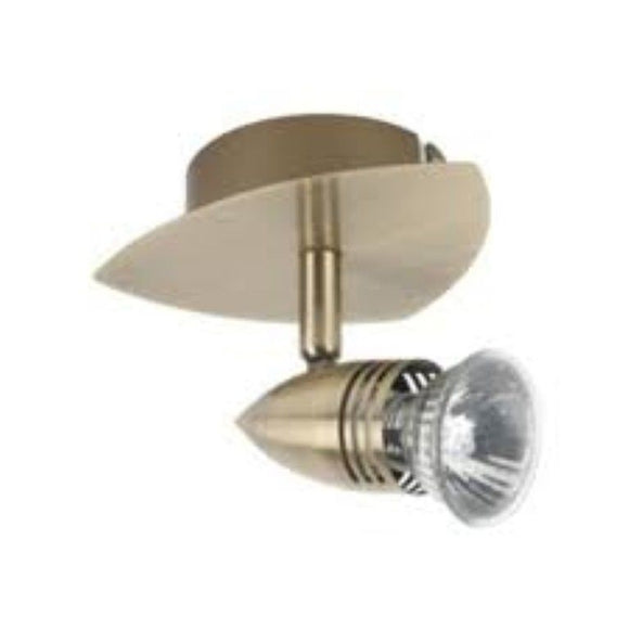 CL- GUT1T Single Spotlight Antique Brass x 2 two lights