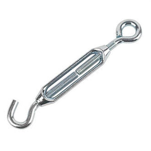 HARDWARE SOLUTIONS TURNBUCKLE HOOK 3/8" ZINC-PLATED X 2