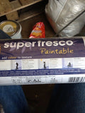 SALE SPECIAL Superfresco Paintable Stipple Textured White Wallpaper