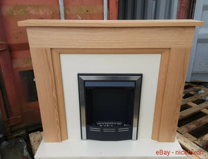 Be Modern electric fire suite oak wood effect (FP167)