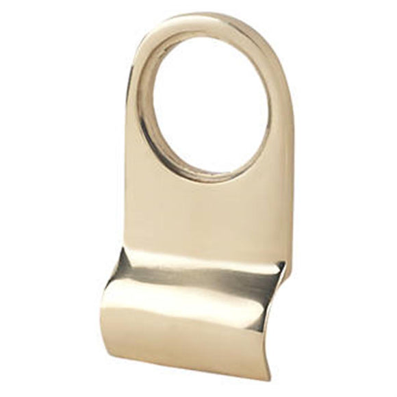 SMITH & LOCKE POLISHED BRASS CYLINDER DOOR PULL LATCH 40MM