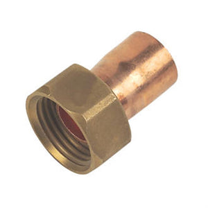 FLOMASTA END FEED STRAIGHT TAP CONNECTOR 15MM X ½"